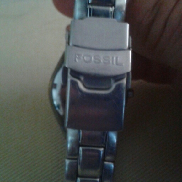 SALE Fossil Blue watch face changes colors blue and yellow face switching colors - Picture 5 of 8